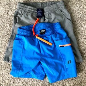 Kids Blue and Gray Shorts Set